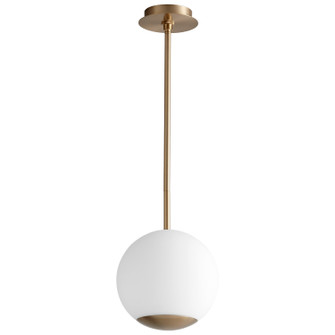 Terra LED Pendant in Aged Brass (440|369040)