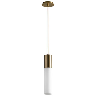 Magnum LED Pendant in Aged Brass (440|3653140)