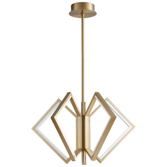 Acadia LED Ceiling Mount in Aged Brass (440|3614340)