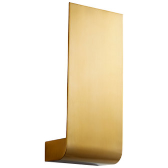 Halo LED Wall Sconce in Aged Brass (440|353540)