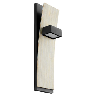 Dario LED Wall Sconce in Black W/ Weathered Oak (440|34001541)