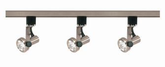 Track Lighting Kits Brushed Nickel Three Light Track Kit in Brushed Nickel (72|TK353)