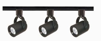 Track Lighting Kits Black Three Light Track Kit in Black (72|TK349)