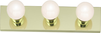 Three Light Vanity in Polished Brass (72|SF77188)