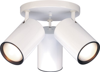 Three Light Flush Mount in White (72|SF76422)