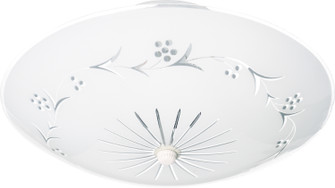 Two Light Flush Mount in White (72|SF76268)