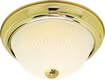 Two Light Flush Mount in Polished Brass (72|SF76130)
