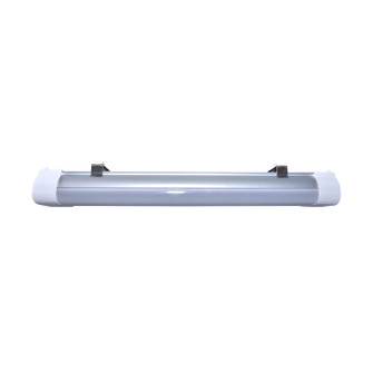 LED Tri-Proof W/Sensor in White / Gray (72|65832)