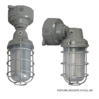 LED Adjustable Vapor Tight in Gray (72|65173)
