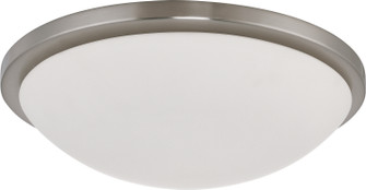 Button LED Flush Mount in Brushed Nickel (72|621044)