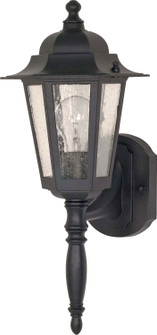 Cornerstone One Light Outdoor Wall Lantern in Textured Black (72|60987)