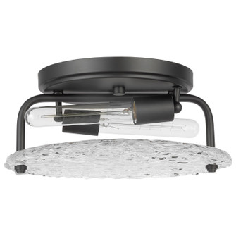 Glacier Two Light Flush Mount in Matte Black (72|607810)
