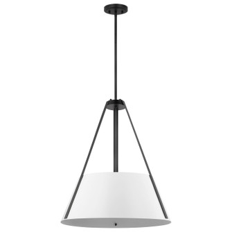 Brewster Three Light Pendant in Black (72|607697)
