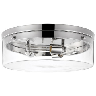 Intersection Three Light Flush Mount in Polished Nickel (72|607638)