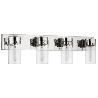 Intersection Four Light Vanity in Polished Nickel (72|607634)