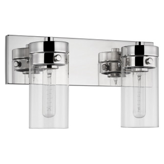 Intersection Two Light Vanity in Polished Nickel (72|607632)