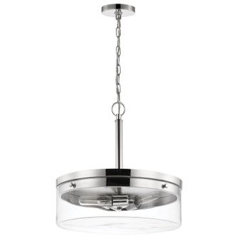 Intersection Three Light Pendant in Polished Nickel (72|607630)