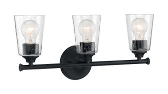 Bransel Three Light Vanity in Matte Black (72|607283)