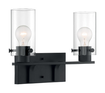 Sommerset Two Light Vanity in Matte Black (72|607272)