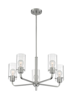 Sommerset Five Light Chandelier in Brushed Nickel (72|607175)