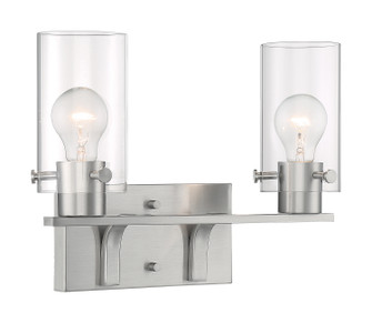Sommerset Two Light Vanity in Brushed Nickel (72|607172)
