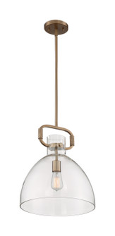 Teresa One Light Pendant in Burnished Brass (72|607142)