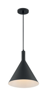 Lightcap One Light Pendant in Matte Black (72|607128)