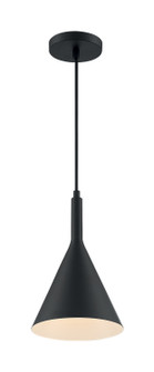 Lightcap One Light Pendant in Matte Black (72|607127)