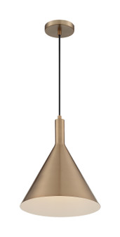 Lightcap One Light Pendant in Burnished Brass (72|607118)