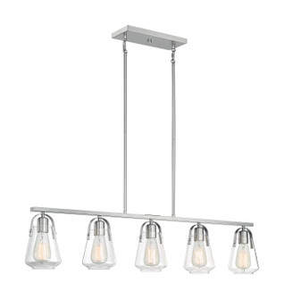 Skybridge Five Light Island Pendant in Brushed Nickel (72|607114)