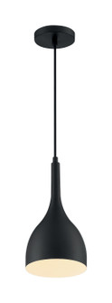 Bellcap One Light Pendant in Matte Black (72|607086)