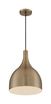 Bellcap One Light Pendant in Burnished Brass (72|607077)