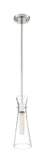 Bahari One Light Mini Pendant in Polished Nickel (72|606868)