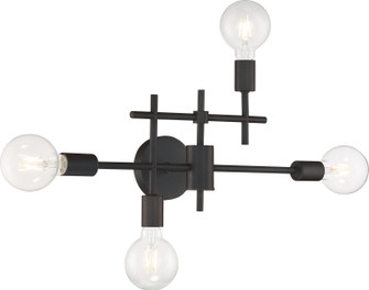 Delphi Four Light Vanity in Black (72|606861)