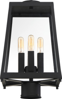 Halifax Four Light Post Lantern in Matte Black (72|606585)