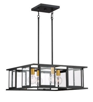 Payne Four Light Pendant in Midnight Bronze (72|606414)