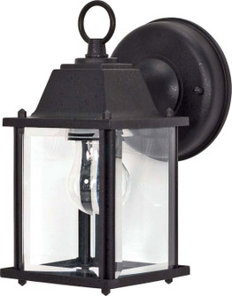 Cube Lantern One Light Wall Lantern in Textured Black (72|60638)