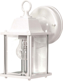 Cube Lantern One Light Wall Lantern in White (72|60636)