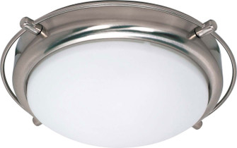 Polaris Two Light Flush Mount in Brushed Nickel (72|60608)