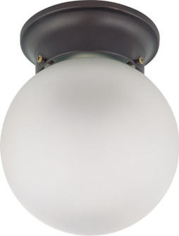 One Light Flush Mount in Mahogany Bronze (72|606012)