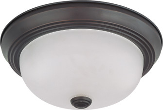 Two Light Flush Mount in Mahogany Bronze (72|606010)