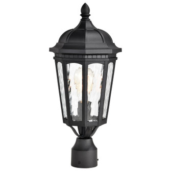 East River One Light Outdoor Post Lantern in Matte Black (72|605943)
