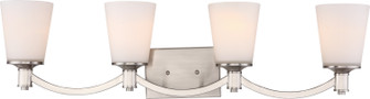 Laguna Four Light Vanity in Brushed Nickel (72|605874)
