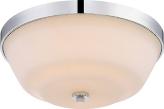 Willow Two Light Flush Mount in Polished Nickel (72|605804)