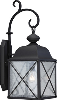 Wingate One Light Wall Lantern in Textured Black (72|605622)