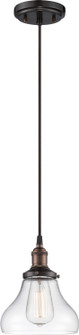 Vintage One Light Pendant in Rustic Bronze (72|605503)