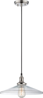 Vintage One Light Pendant in Polished Nickel (72|605408)