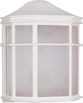 Cage Lantern One Light Wall Lantern in White (72|60537)