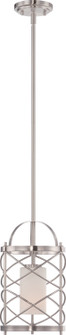 Ginger One Light Mini Pendant in Brushed Nickel (72|605332)