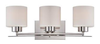 Parallel Three Light Vanity in Polished Nickel (72|605203)